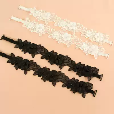 Invisible underwear shoulder strap can be worn with exposed non-slip anti-skid anti-shedding sexy bra accessories transparent canvas waistband