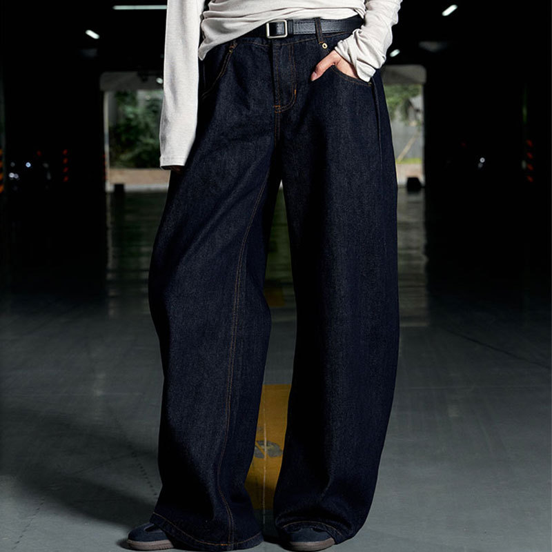Everythinganywhere Any Scenario Needs, All-Purpose Jeans｜Large Pockets, No Need to Step on the Hem