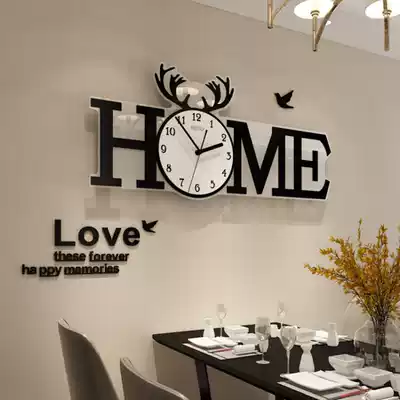Nordic watch wall clock living room personality creative modern decoration atmospheric hanging watch wall hanging fashion European household clock