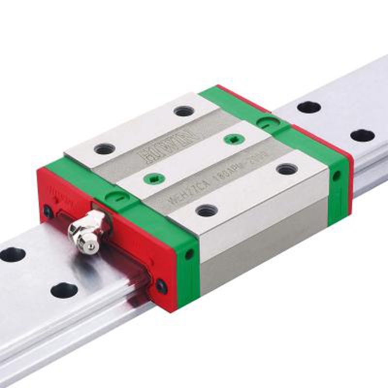 Silver wide linear rail slider slide WEH WEW17 21 27 35 50CC CA on HIWIN bay