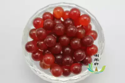 Buddhist supplies for Mancha gemstones, Tibet, etc Round red agate bag 50g