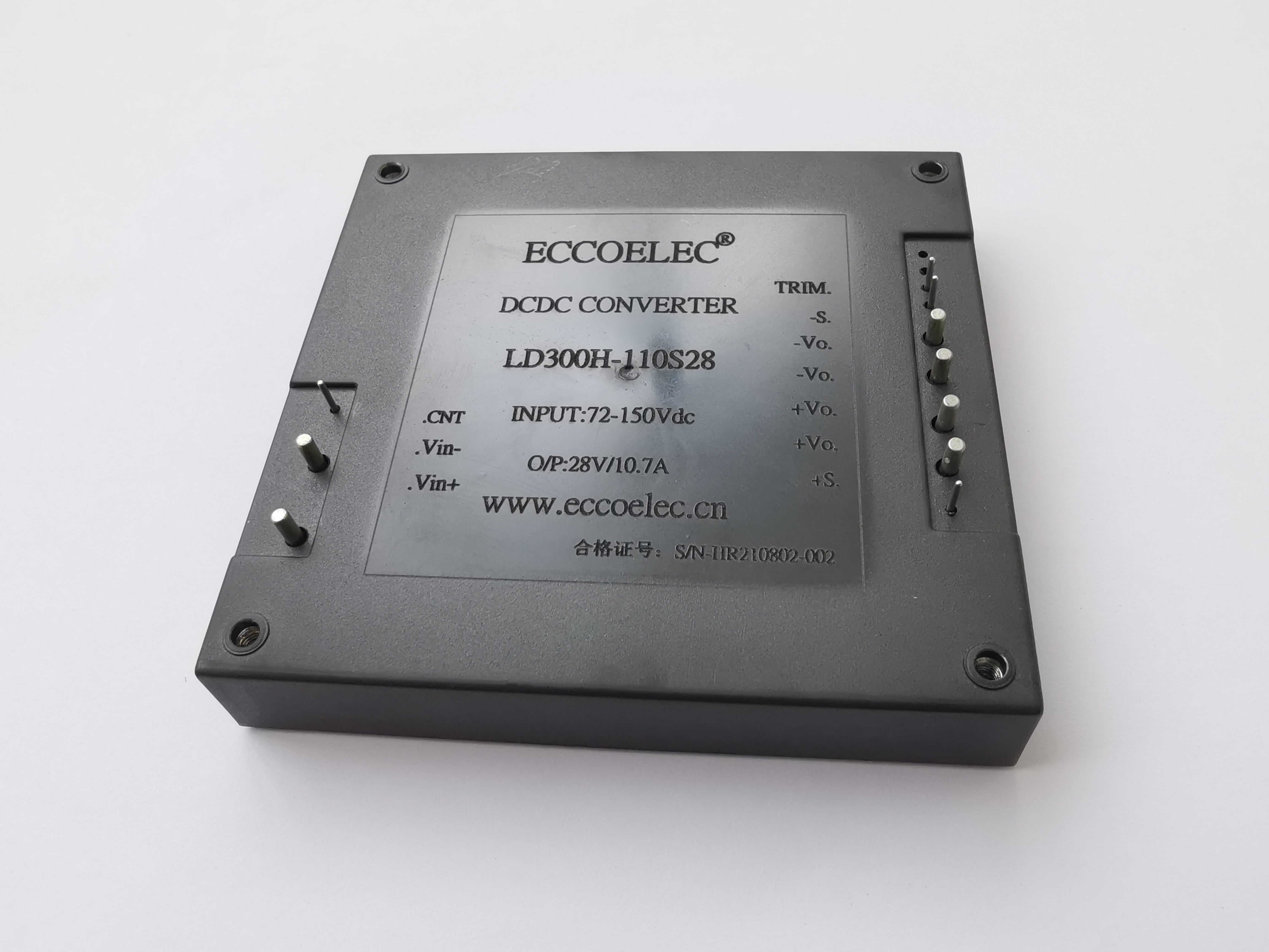 300W High voltage isolated power module 110V (72-180V) turn single 12V 12V 15V 24V 28V 28V 48V