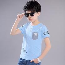 Boys summer clothes short sleeve T-shirt ten years old 10 children 8 children wear clothes 7 summer 3 6 boys 59 tops summer