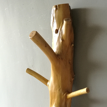 Original ecological solid wood wall hanging log hook coat rack True branch hook Pastoral decoration hook wall wall decoration