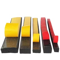 RMBthree B-C foaming strip 3M back glue sealing strip electric case cabinet door anti-dust fire retardant and soundproof self-viscose strip