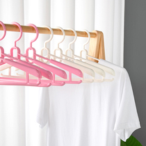 Extended hanger plastic retractable 41 to 52CM thickened thickened clothing support rotatable king-size batch clothing hanging