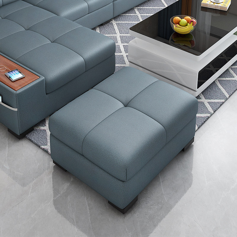 New fabric sofa pedalling stool home small footrest free of washing tech cloth single bit creative versatile edge a few-Taobao