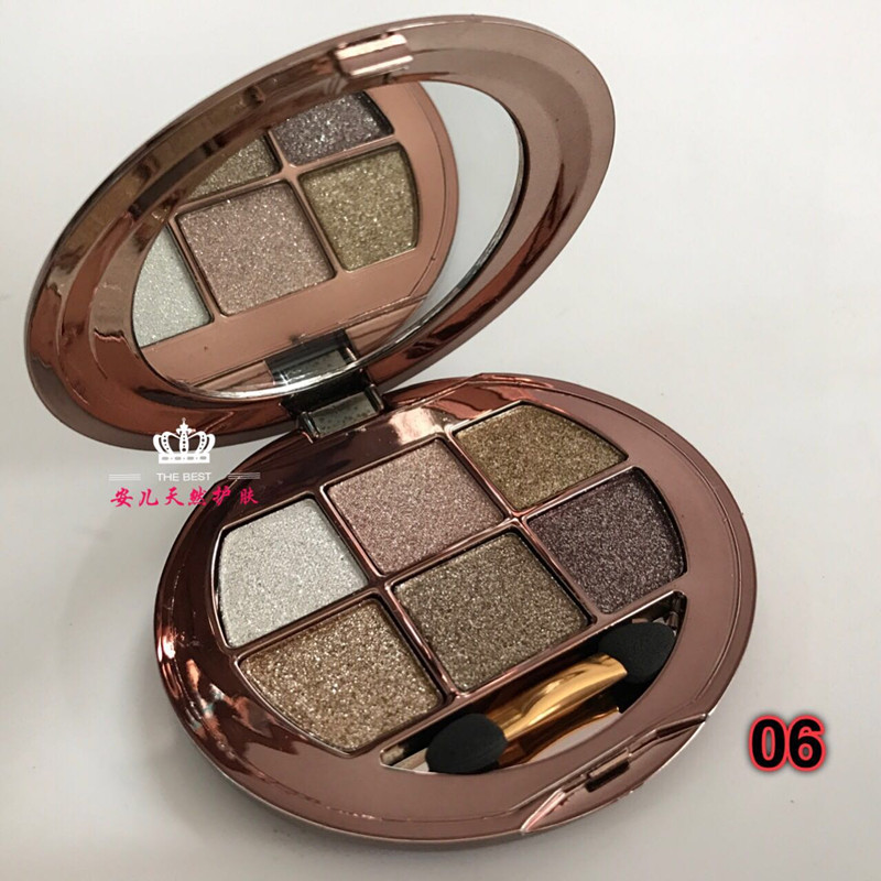 Chính hãng Vini Gấu 6 Màu Kim Cương Ngọc Trai Sáng Bóng Eyeshadow Trái Đất Smokey Trang Điểm Bí Ngô Màu Rượu Vang Đỏ Bóng Mắt phấn mắt tốt