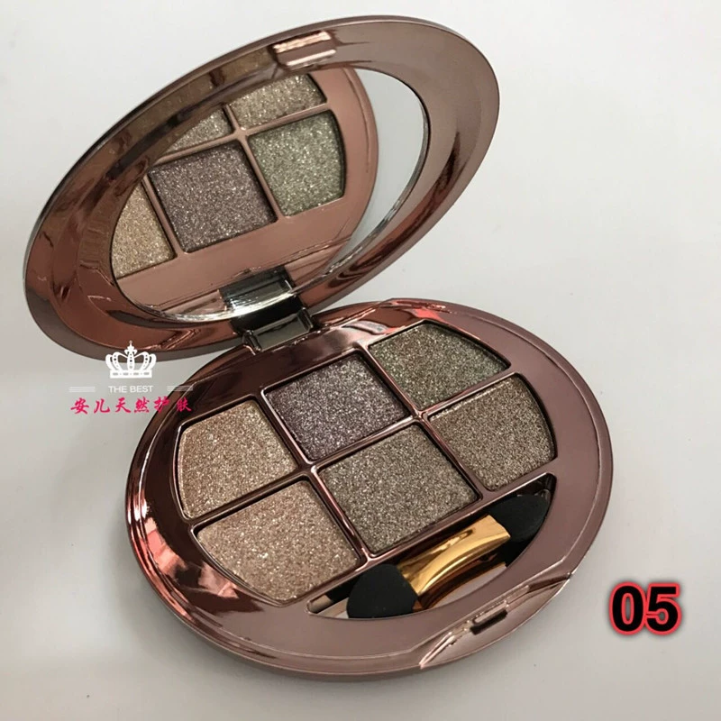 Chính hãng Vini Gấu 6 Màu Kim Cương Ngọc Trai Sáng Bóng Eyeshadow Trái Đất Smokey Trang Điểm Bí Ngô Màu Rượu Vang Đỏ Bóng Mắt