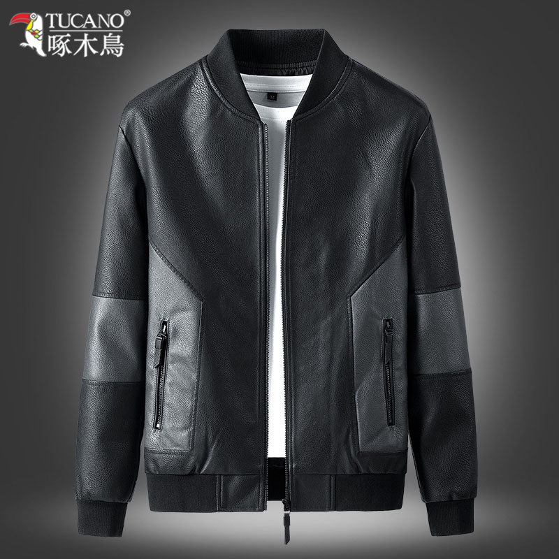 Woodpecker Haining High - end real fur coat for men's coat 2022 new big spring and autumn spring fur jacket