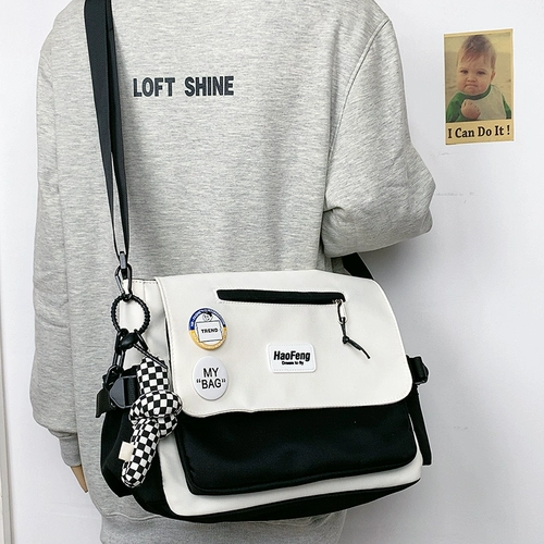 Брендовая японская трендовая сумка через плечо подходит для мужчин и женщин