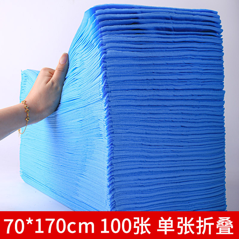 100 sheets of washing-free bed linen beauty salon massage bed Tourism unwoven cloth breathable not waterproof Kayude cushion sheet