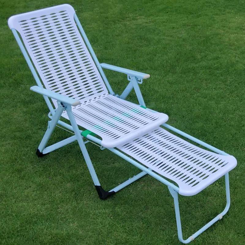 Recliner Foldable Nap Chair Portable Balcony Home Leisure Chair Office Summer Nap Chair Plastic Beach Chair