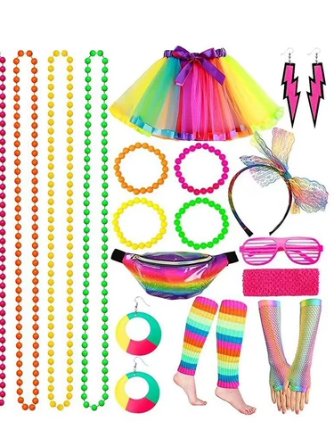 1980 макияж танцевальный карнавал T -Fance Fancy Party Part Costume Accessorie