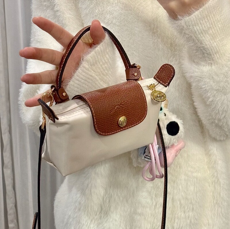 In Stock Longchamp Single-Handle Mini Dumpling Bag Pebble Paper White Black Graphite Gray Tea Pink In Stock Longchamp Single-Handle Mini Dumpling Bag Pebble Paper White Black Graphite Gray Tea Pink