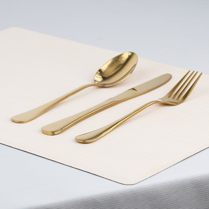304 Golden Knife Fork Spoon Suit Hotel Home Western Dining Cutlery Suit West Cutlery Fork Spoon Eurostyle Stainless-Taobao