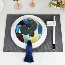Hotel Pendulum Table Bone China Porcelain Cutlery Suit Superior Phnom Penh Steak Dish Western Dining Dinner Plate-style Dining Room Display Dish