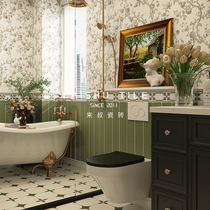 Uncle Lai French bathroom tiles bathroom kitchen restaurant retro wall skirt tiles all-ceramic small tiles floor tiles