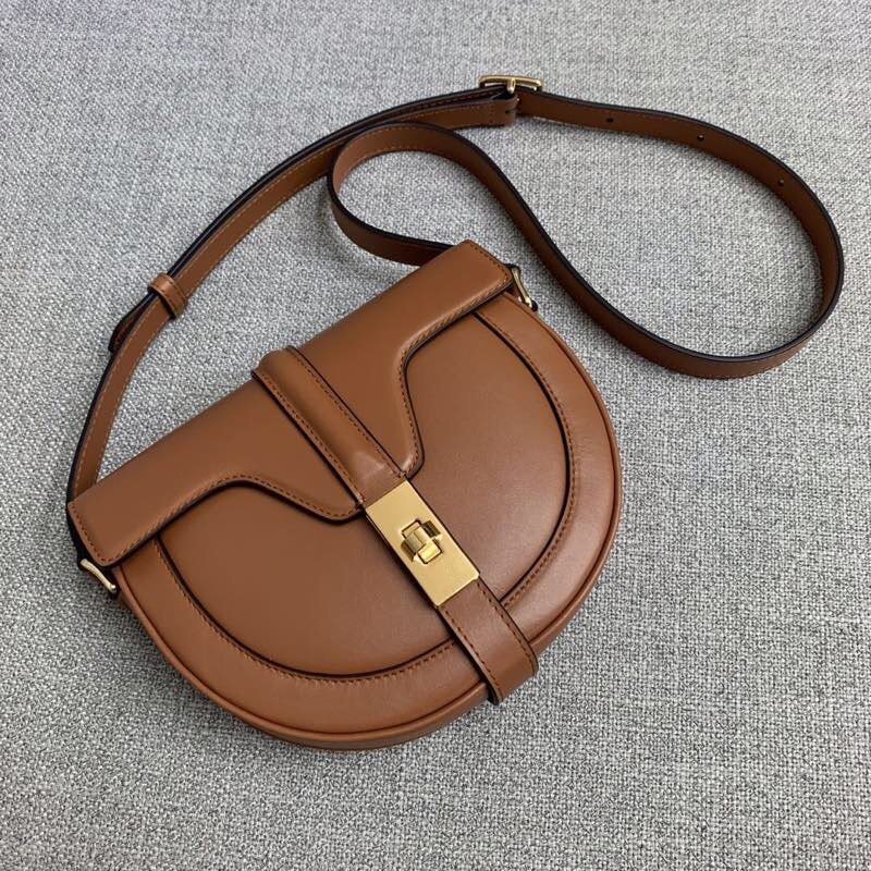 Bag women 2021 new leather women's bag shoulder bag niche semi-circular saddle bag female small bag crossbody bag