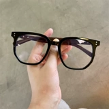 Черная рама вегетарианский артефакт против легкого легкого высокого уровня сенсорные очки для лица на лицевая лицо стойка.