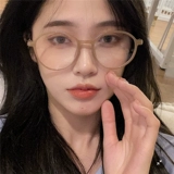 Брендовый чай с молоком, очки, в корейском стиле, по фигуре