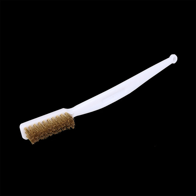 ອຸປະກອນເສີມເຄື່ອງພິມ 3D E3D nozzle cleaning copper wire brush nozzle consumables cleaning wire tool brush removal rust MK8