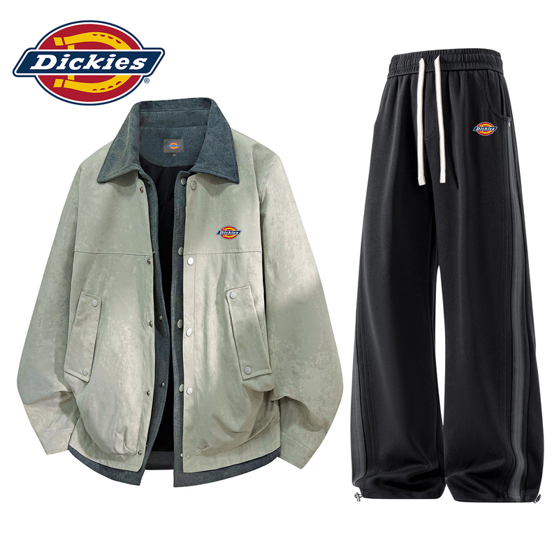 Dickies American Retro Two-Piece Suit for Men, Autumn Casual Loose Fit Plus Size Outfit Set Dickies American Retro Two-Piece Suit for Men, Autumn Casual Loose Fit Plus Size Outfit Set