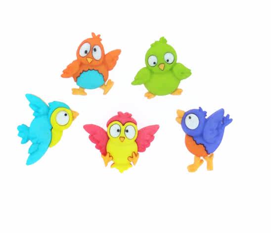 Handmade diy accessories Mobile phone case decorative snap button Cute bird button American style buckle bt7688