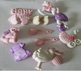 dress IT up Mobile phone case decorative snap button cute pink bird button American style buckle BT4750