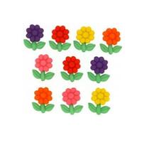 dress IT up phone case decoration cute colorful small flower series button American shape buckle BT8985