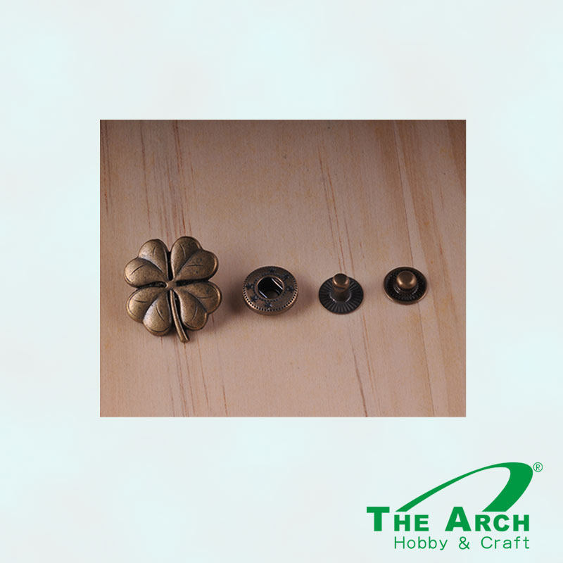 DIY home retro flower type Four-fit buckle