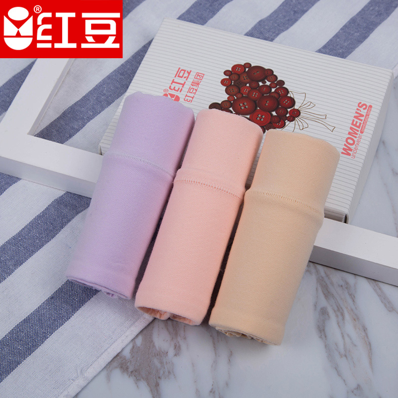 Bà Red Bean trẻ trung niên bông cotton cao eo lưng cao-eo cao lớn eo lớn eo edgheic pantyhose đầu.