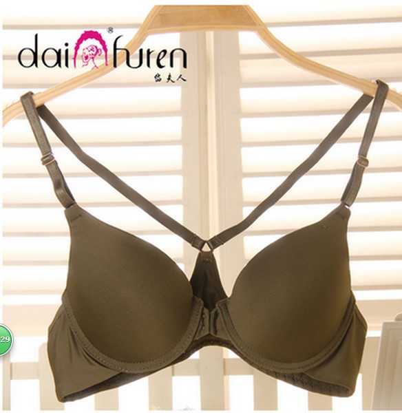 Xia mỏng phần Y khóa trước của sinh viên tập hợp áo ngực đẹp trở lại mùa hè ánh sáng điều chỉnh áo ngực không có dấu vết ít đồ lót nữ AB triumph đồ lót