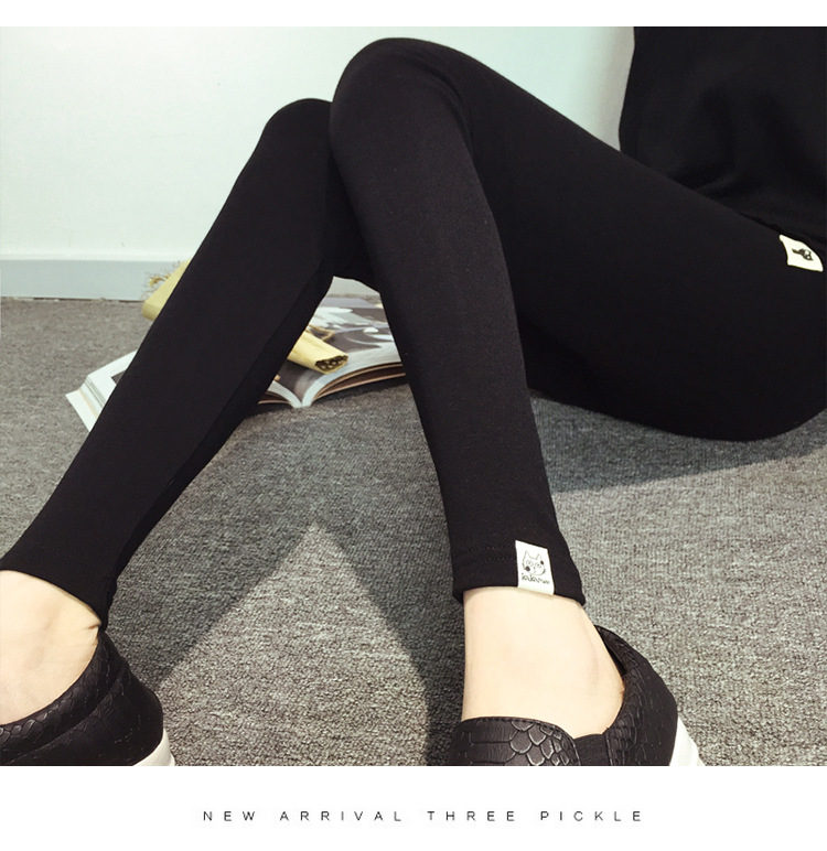 Bà bầu quần legging mùa thu quần dạ dày nâng quần lớn mùa xuân và mùa thu quần áo bà bầu mùa thu và quần áo mùa đông cộng với quần nhung dày cho bà bầu đầm bầu đẹp