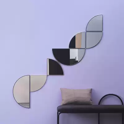 AYTM UNITY Circle Mirror semicircle 1 4 round wall Mirror bathroom Mirror decorative hanging Mirror