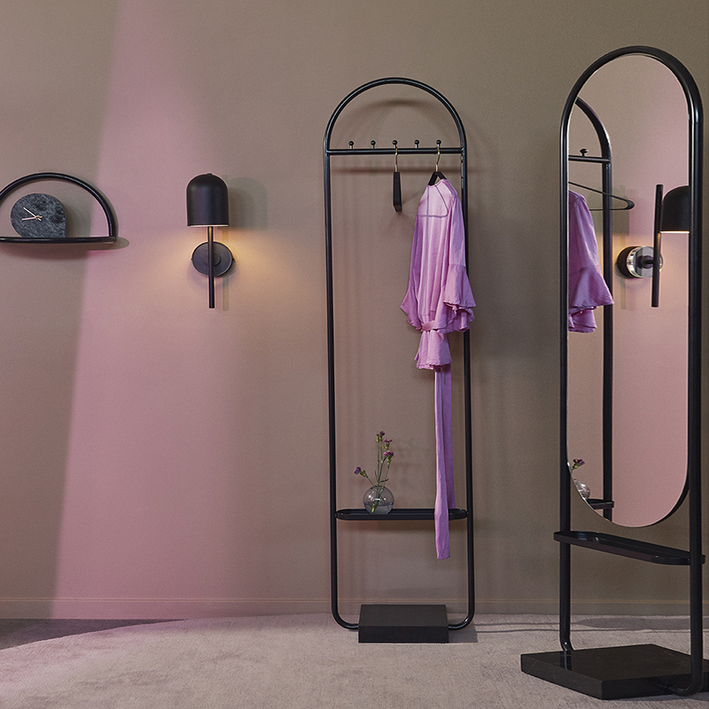 AYTM ANGUI series multifunction floor full body mirror hanger modern brief Nordic Danish imports