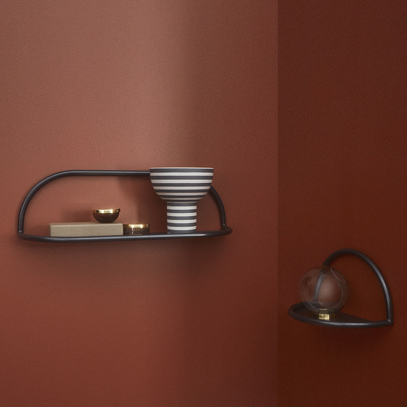 AYTM ANGUI Metal Simple Line Shelf Shelf Wall Decoration Imported from Denmark