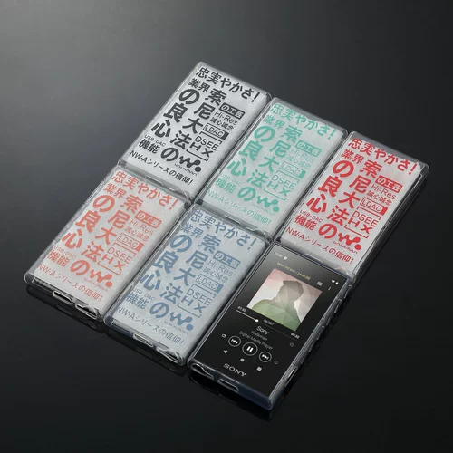 Sony, окрашенный прозрачный защитный чехол