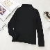 Mùa thu 2018 phiên bản Hàn Quốc mới của áo thun dáng lửng size lớn áo thun cotton cổ cao tay dài áo thun nữ dáng lửng áo phông cao cấp Áo phông