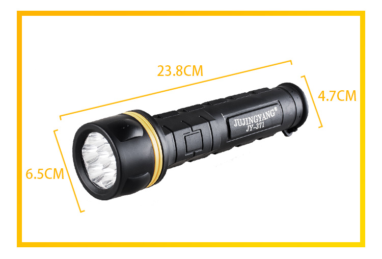 Đèn pin chói 7LED pin chống nước ngoài trời chống rơi đèn chiếu sáng gia đình 2 3 đèn pin để bàn