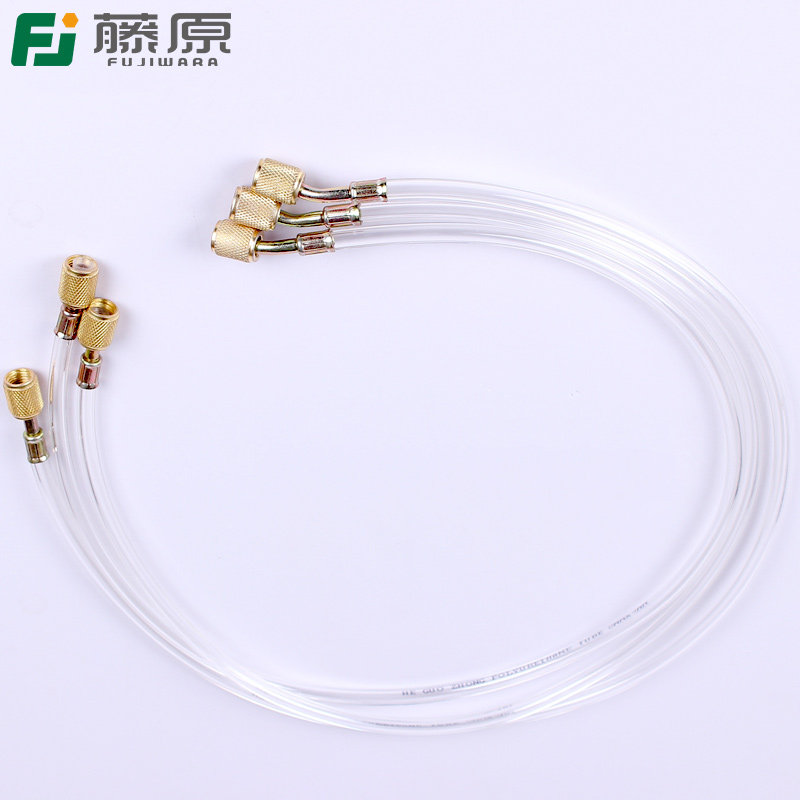 Fujiwara rotary vane vacuum pump with vacuum tube male and British double connector 1 meter transparent tube 8*4mmpvc vacuum hard tube