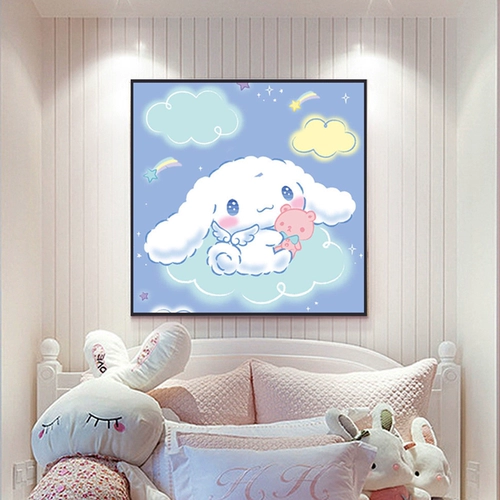 2023 Полный бриллиант Новая мультипликационная живопись спальня Симпатичная нефрита