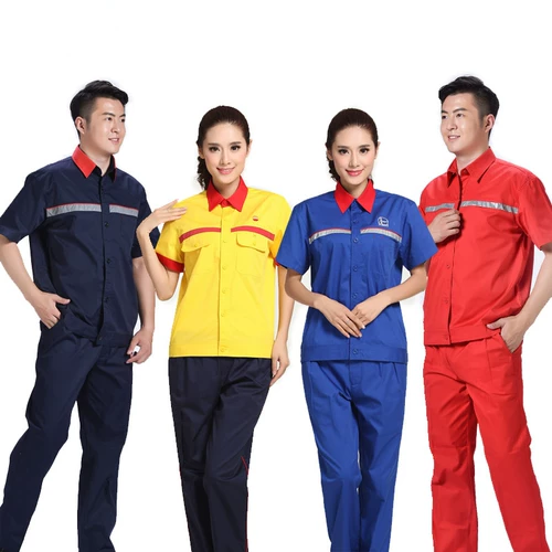 Летние нарукавники для работы, антистатический комплект подходит для мужчин и женщин, короткий рукав