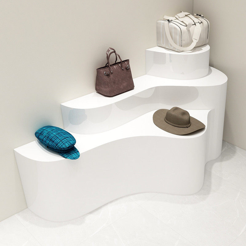 Macro Clothing Store Display Props Shoe Store Shoe Rack Bag of Accessories Show Shelf island running water table Showcase