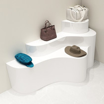 Hongkao clothing store display props shoe shop shoe rack bag jewelry display stand Zhongdao running water table