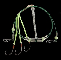 String Hook Fishing Carp Special Large Things Grass Fish Sea Fishing White Fruits Substring Hook Anti-Winding Suit Finished Fishing Group Throwing Rod Hook
