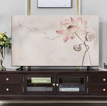 TV cover dust cover Hanging curved surface Chinese TV set table 55 inch 60 inch Nordic minimalist dust cover