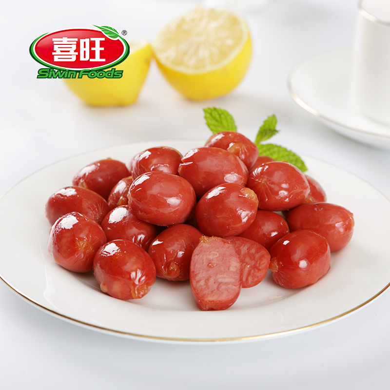 Joywan Q Pediga Calcium Children Intestines 90g * 10 Bags Pork Sausage Fire Leg Sausage Grilled Sausage Ready-to-eat Snacks Small Sausage Food