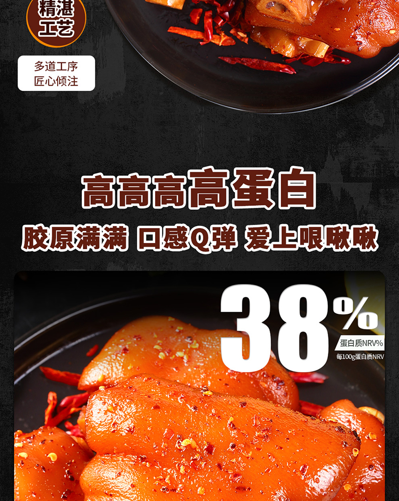 喜旺 香辣猪蹄 200g*2件 图4