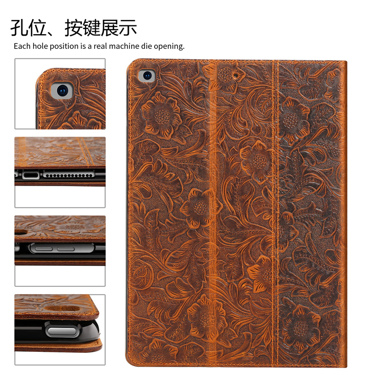 Lớp da đầu tiên Huawei m6 bảo vệ phẳng 10,8 inch m6 máy tính bảng mới 8.4 bao da - Phụ kiện máy tính bảng bao da ipad air
